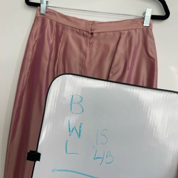 Michaelangelo Women's Pink Top Zip Up Sleeveless With Coat & Skirt Set Size 8 - Picture 15 of 15